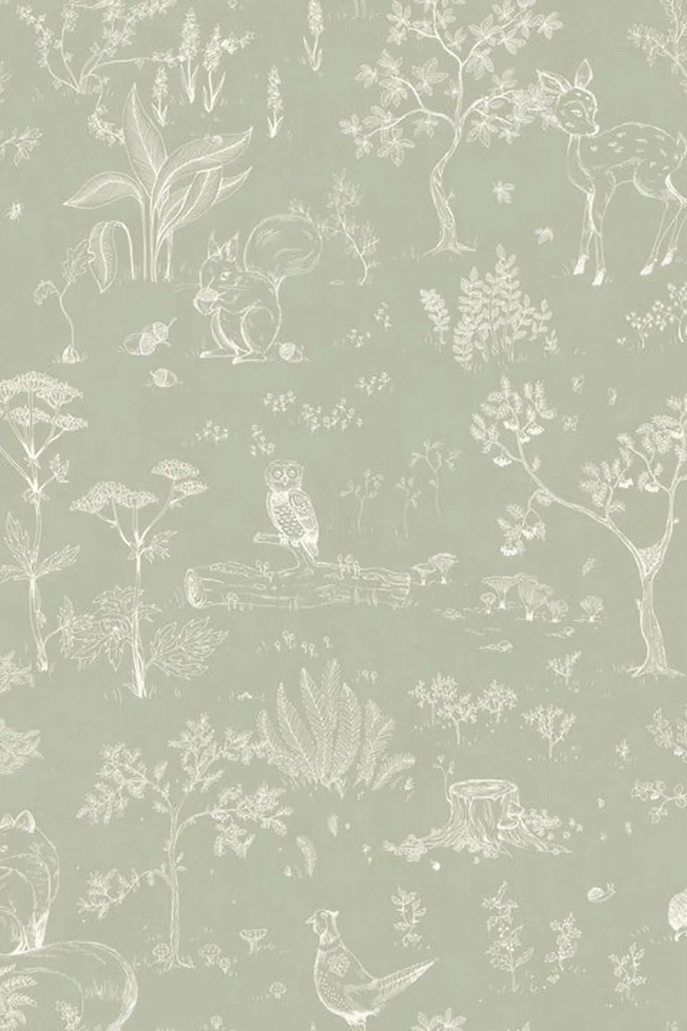 Papier peint Hollie | Pistachio