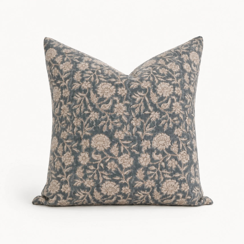 Housse de coussin florale Camille | Imprimé bloc floral