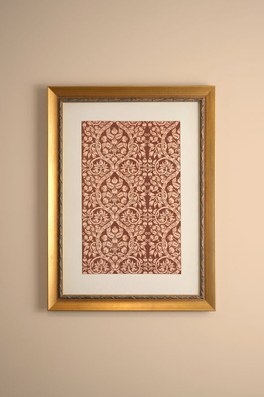 MOTIF ANCIEN, CADRE VINTAGE OR