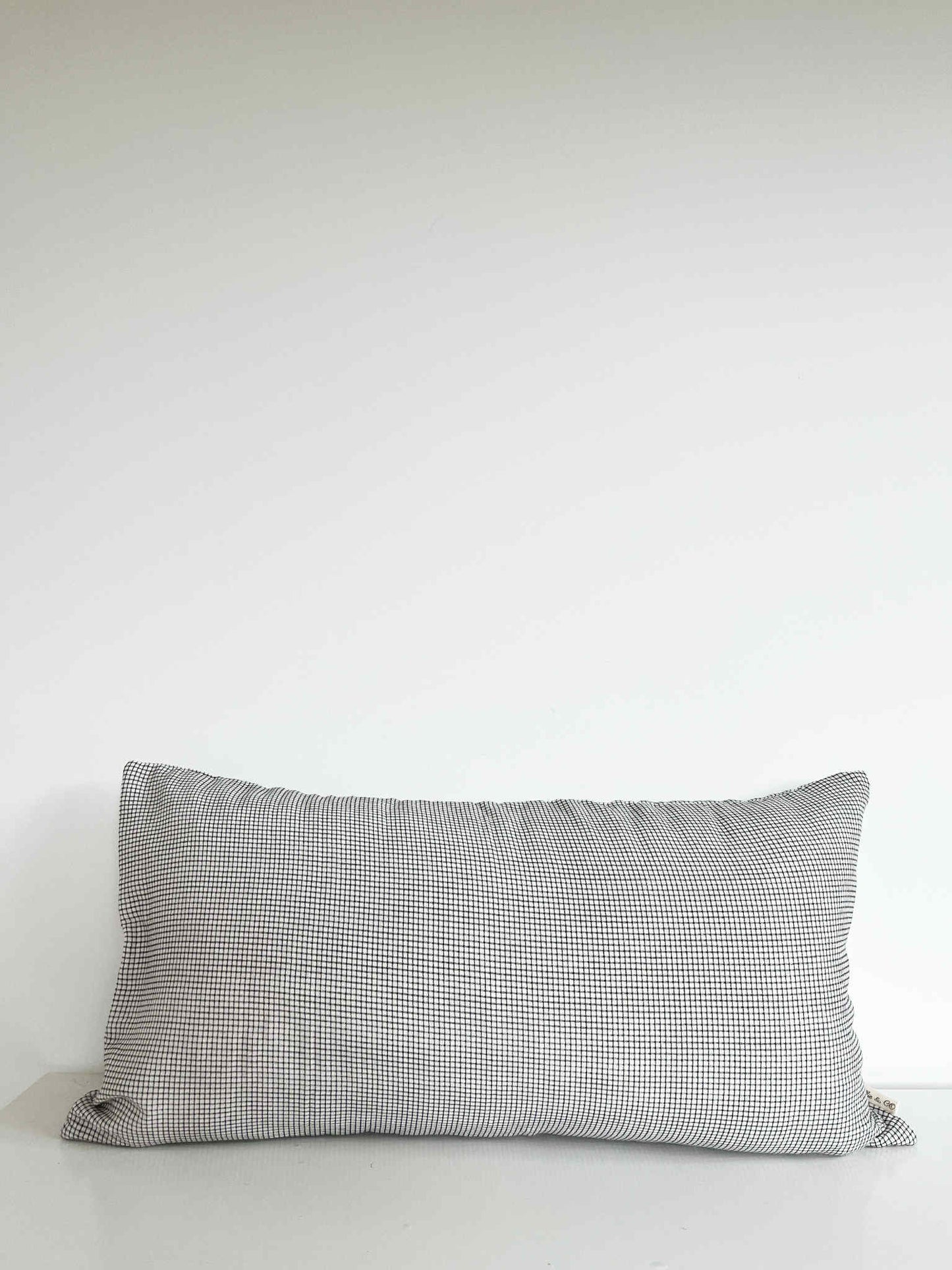 Housse de coussin Thalia |  mini lumbar à carreaux