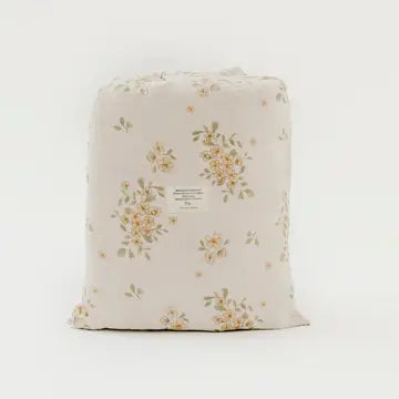 Ensemble literie Flora pour lit simple | Fleurs anciennes