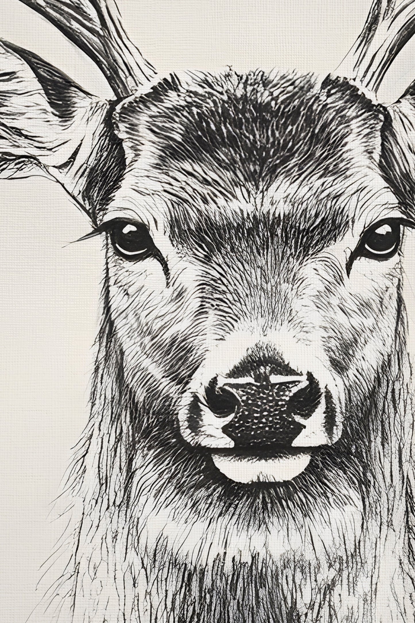 ESQUISSE SAUVAGE, CADRE VINTAGE ARGENT