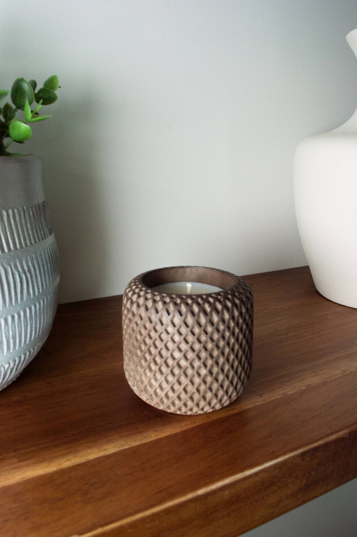Bougie Treillis Mocha | Collection Nuances et Terres
