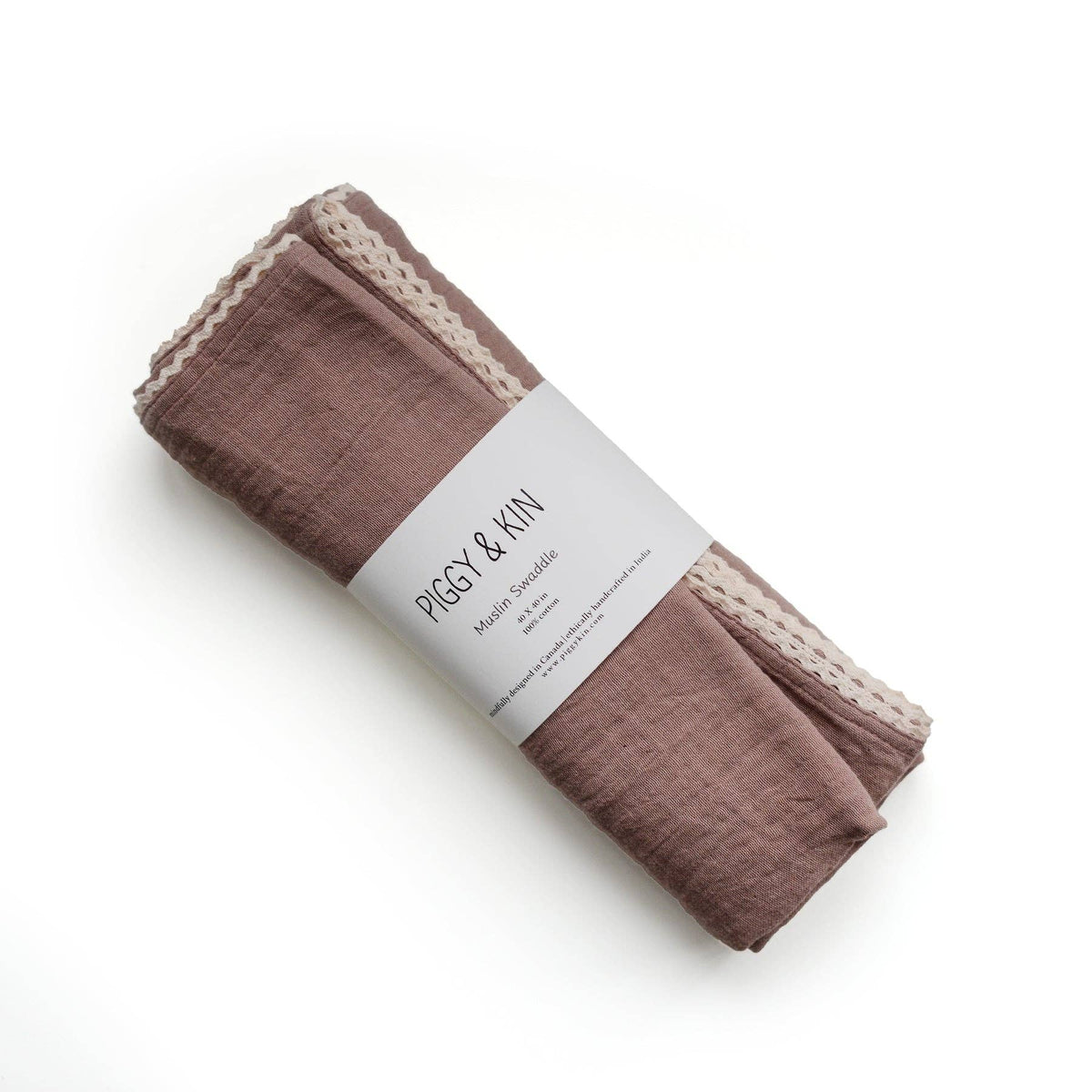 Couverture en mousseline | Bois de rose