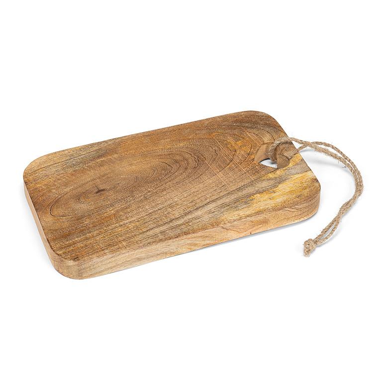 Planche en bois de manguier avec cœur