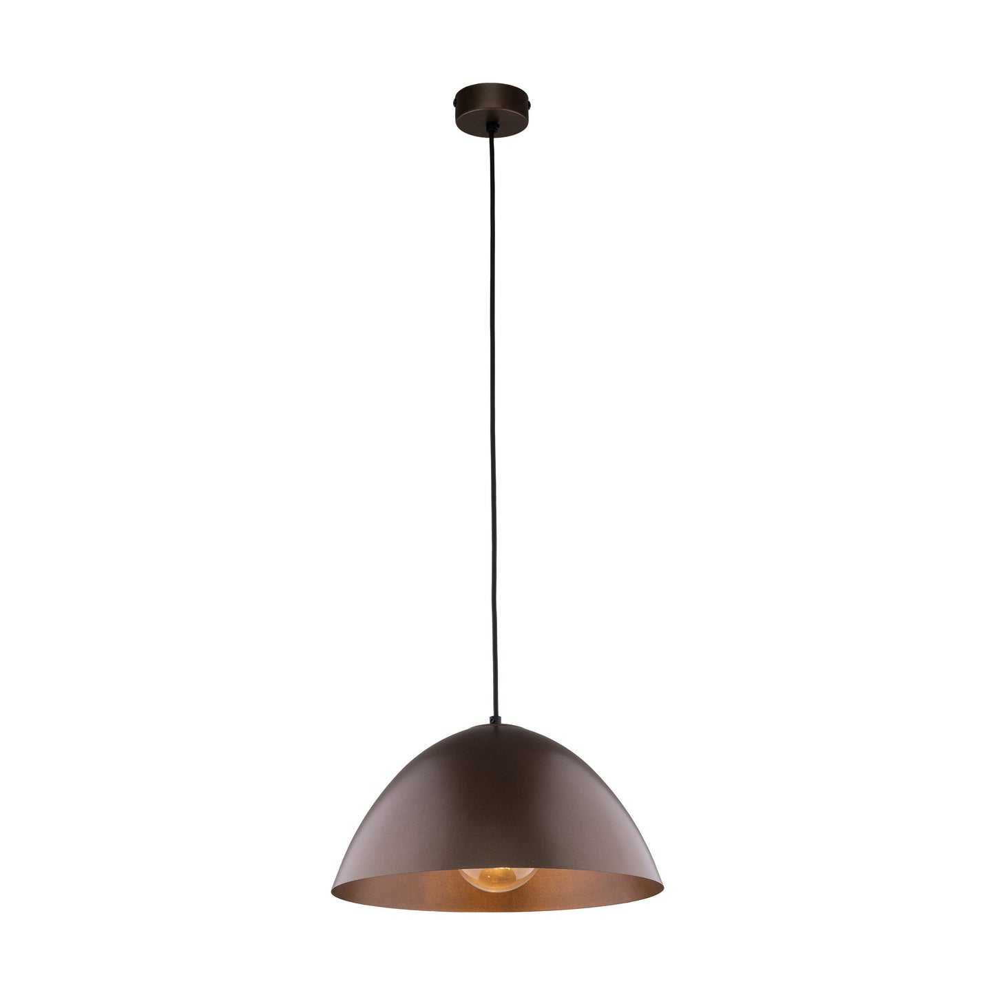 Suspension FARO marron style Mid-Century Modern M