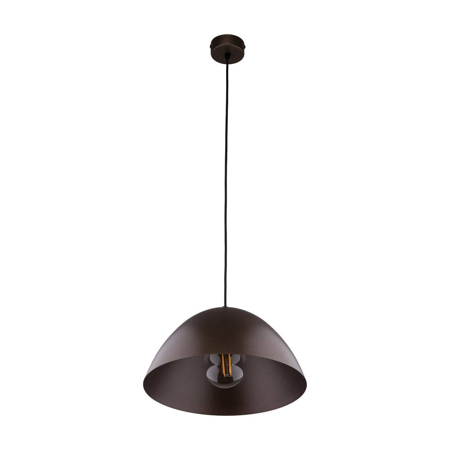 Suspension FARO marron style Mid-Century Modern M