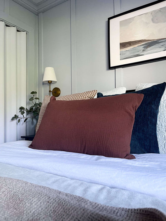 Morane Cushion Cover | Ink Blue Corduroy