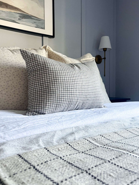 Housse de  coussin Thelma |  Motif à carreaux