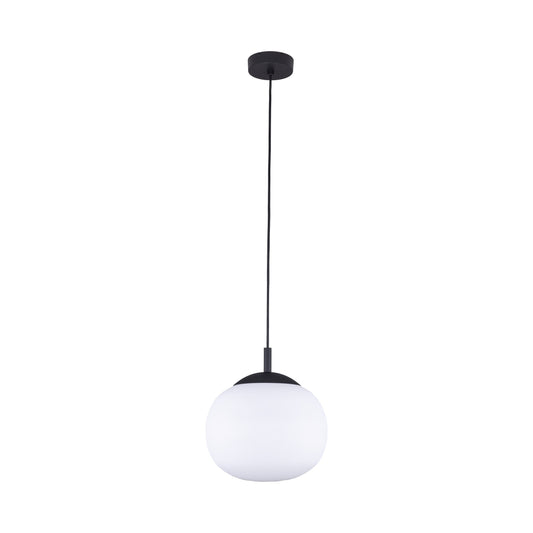 Suspension scandinave en verre blanc | VIBE