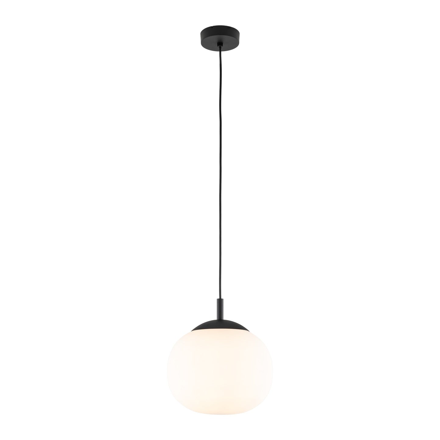 Suspension scandinave en verre blanc | VIBE