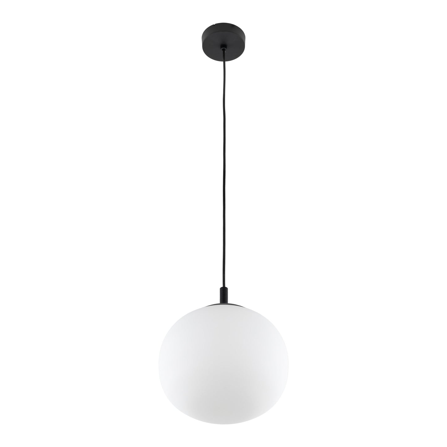 Suspension scandinave en verre blanc | VIBE