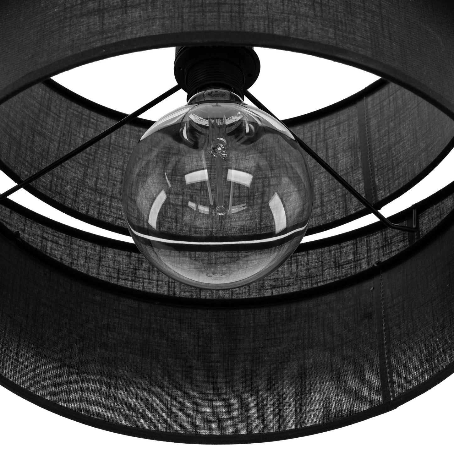 Suspension noire moderne du milieu du siècle | CALISTO