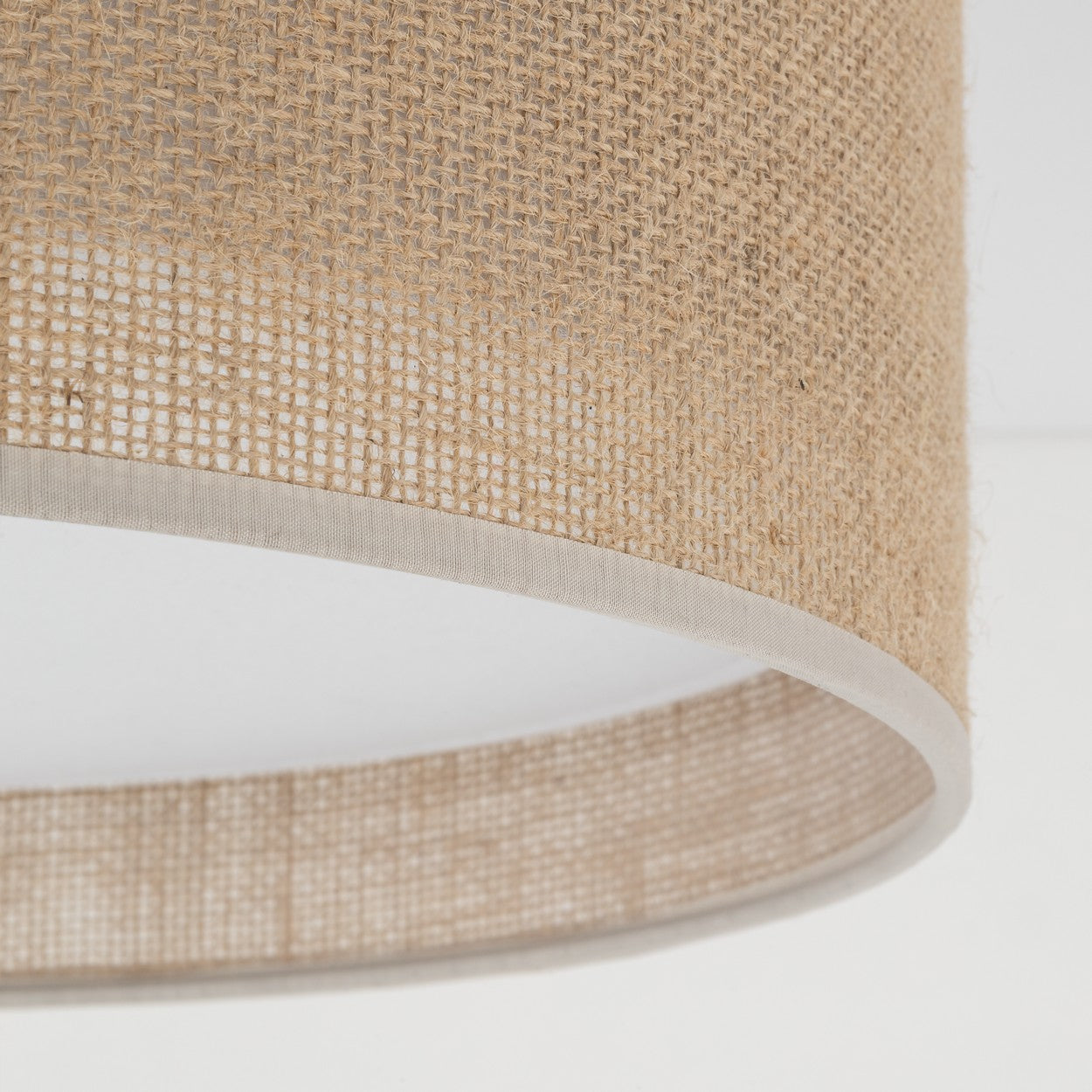 Plafonnier naturel en jute
