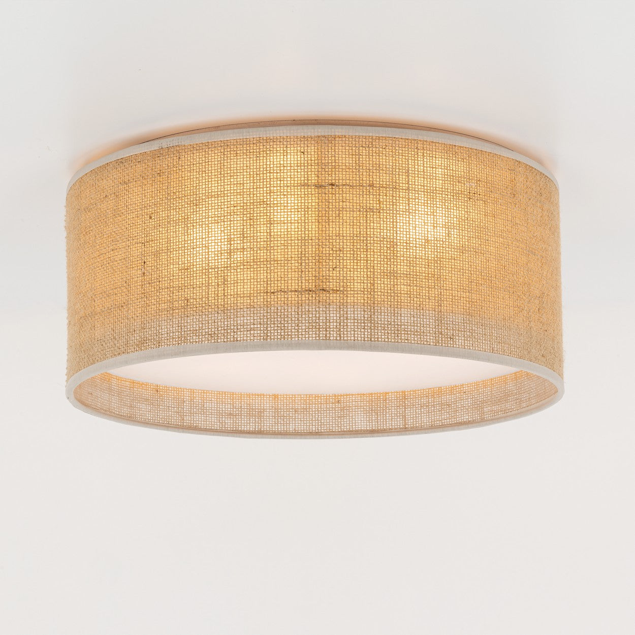 Plafonnier naturel en jute