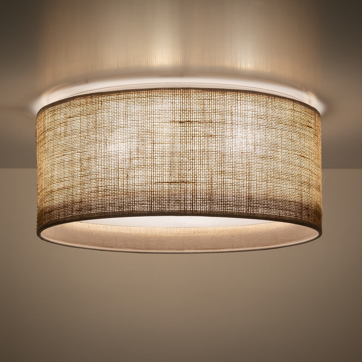 Plafonnier naturel en jute