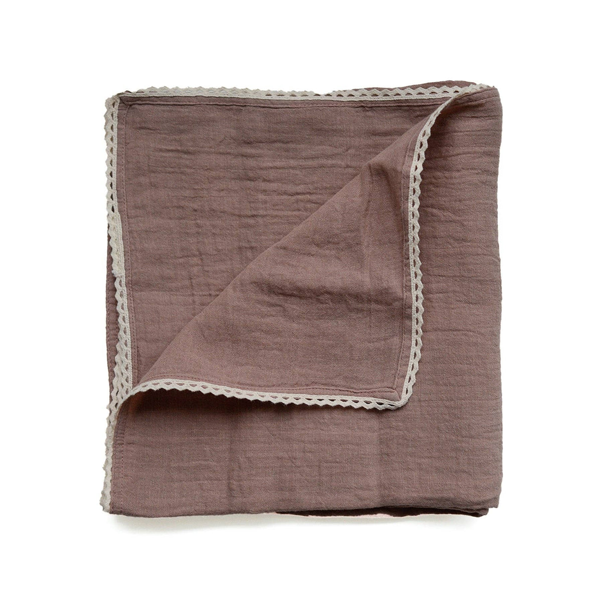 Couverture en mousseline | Bois de rose