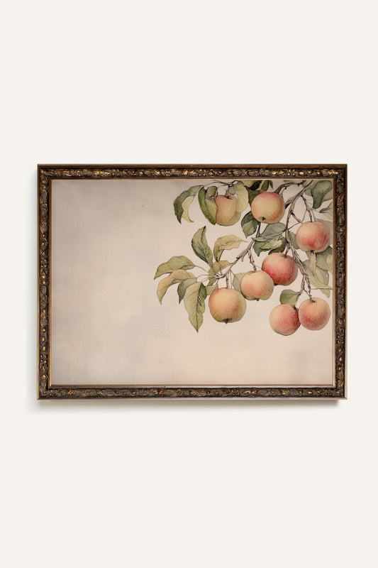 RÉCOLTE D’AUTOMNE, CADRE VINTAGE BRONZE