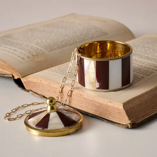Sarkas Mother-of-Pearl Circus Tent Box - Fishing