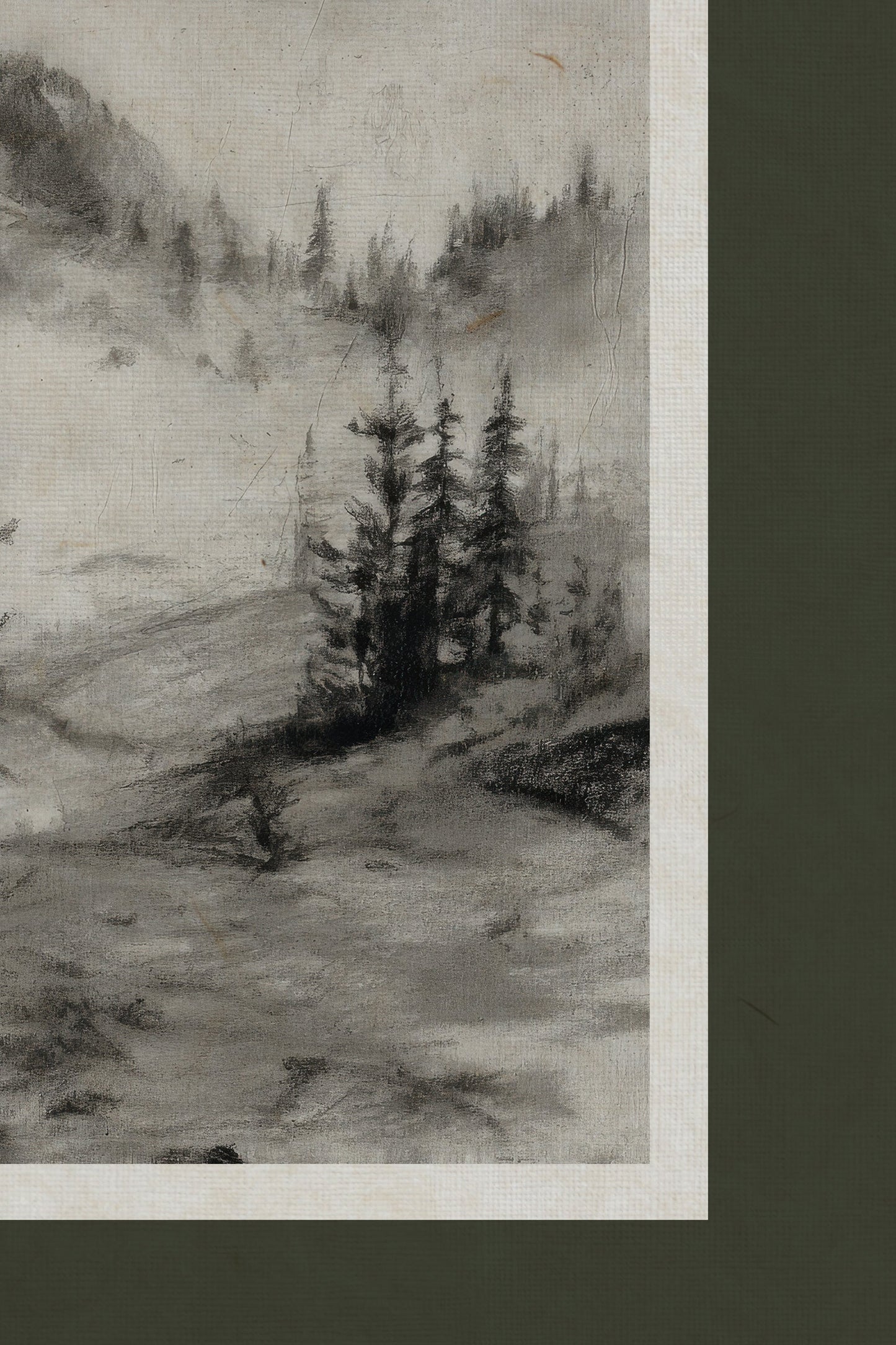 MISTY HEIGHTS, CADRE VINTAGE ARGENT