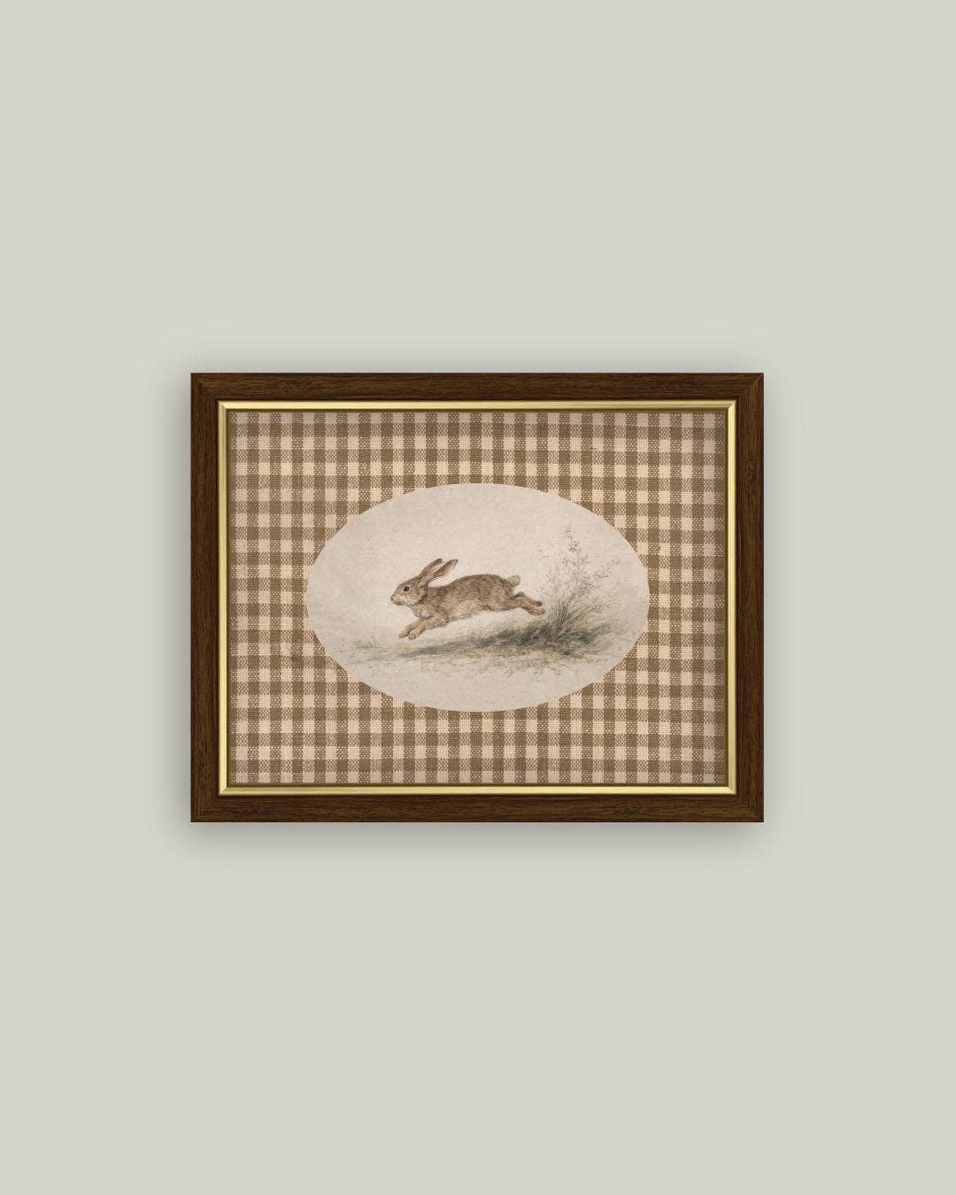 Cadre vintage | Le lapin qui court