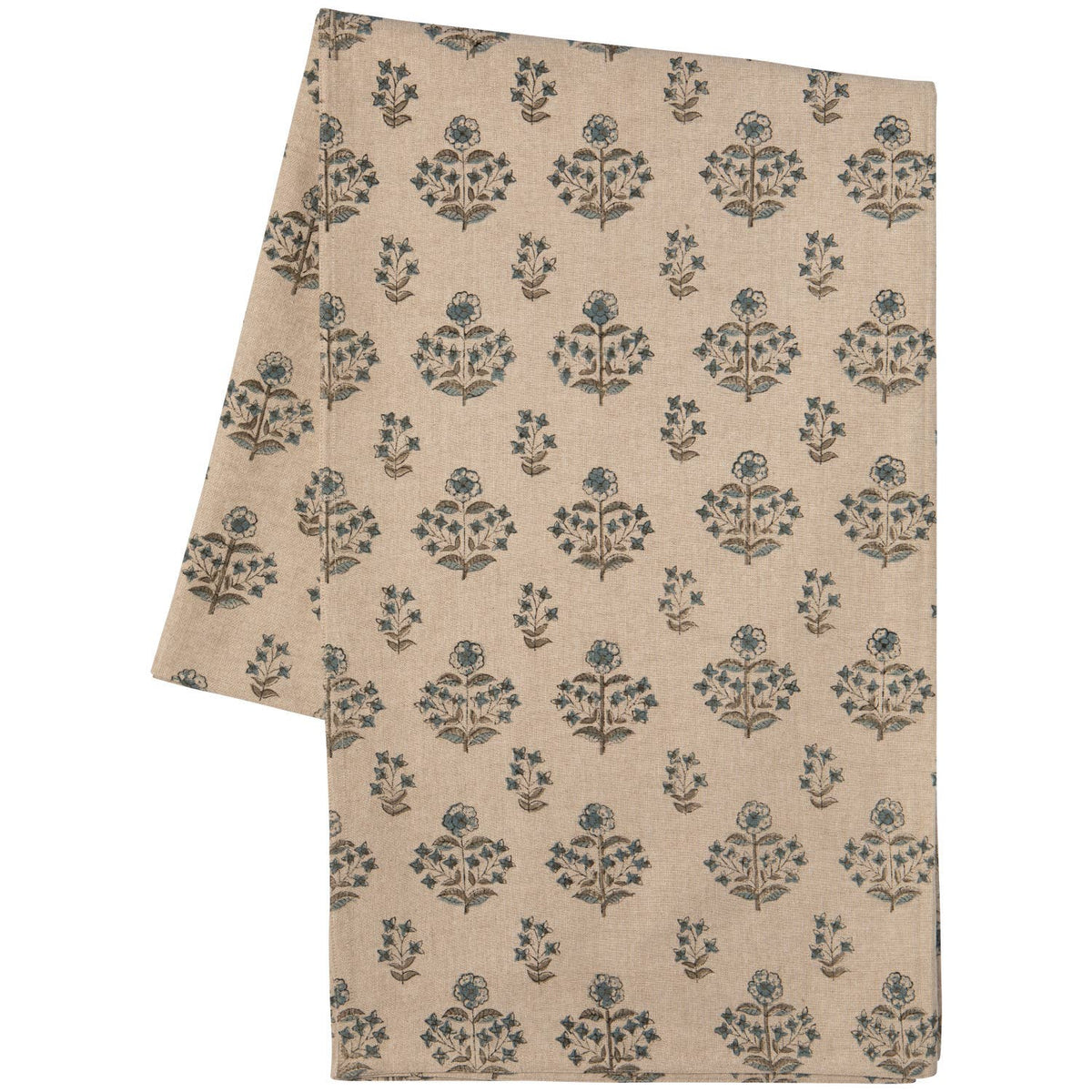 Nappe imprimée à la main Sylvia | Impression blocs