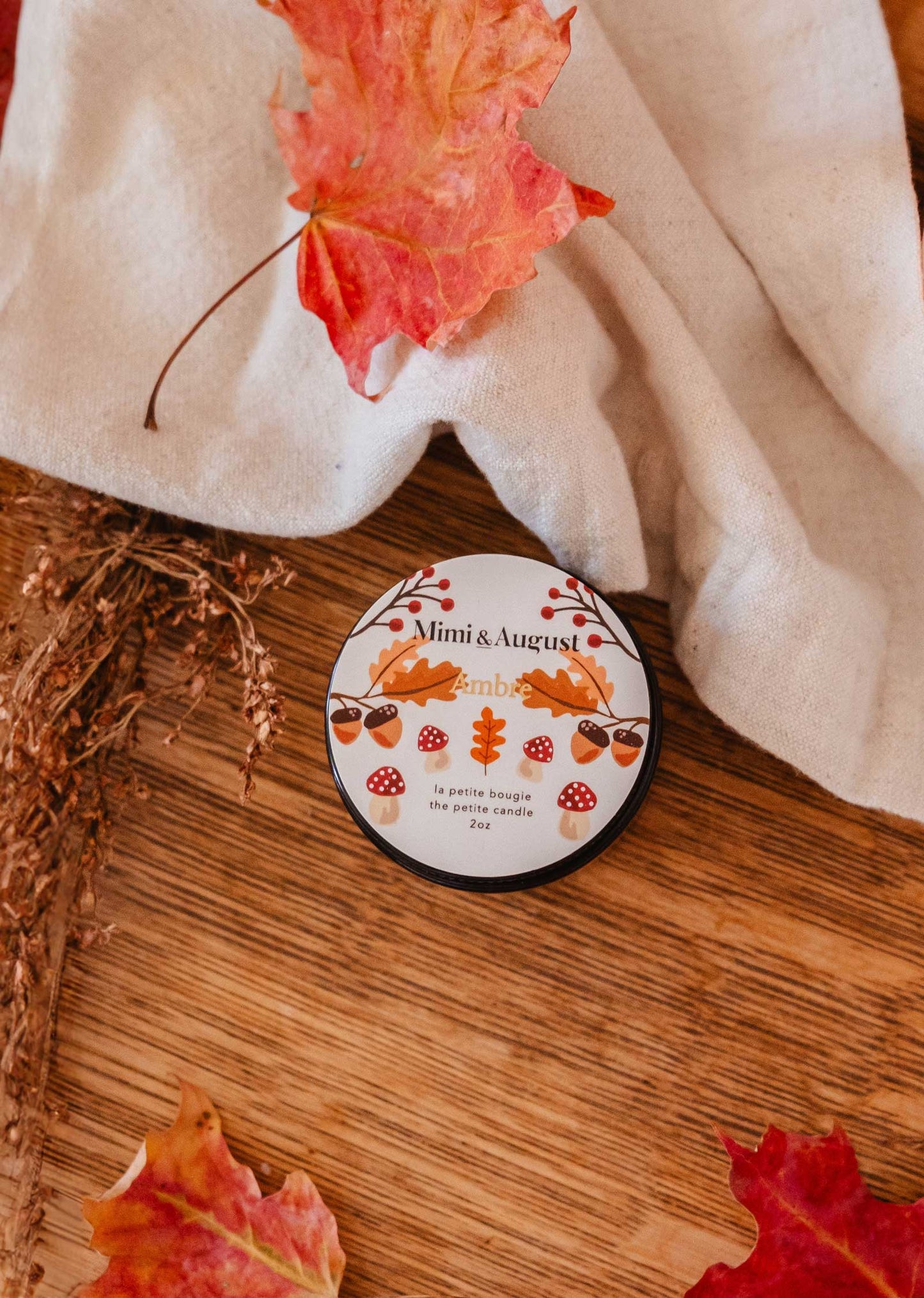 Ambre - Bougie réutilisable