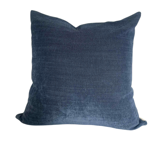 Housse de coussin Angie |  bleu texturé