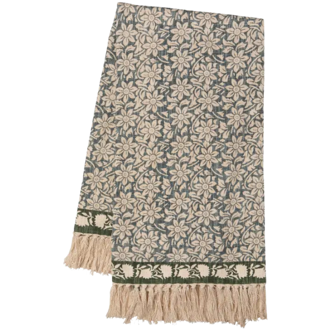 Jeté Iris | Motif floral