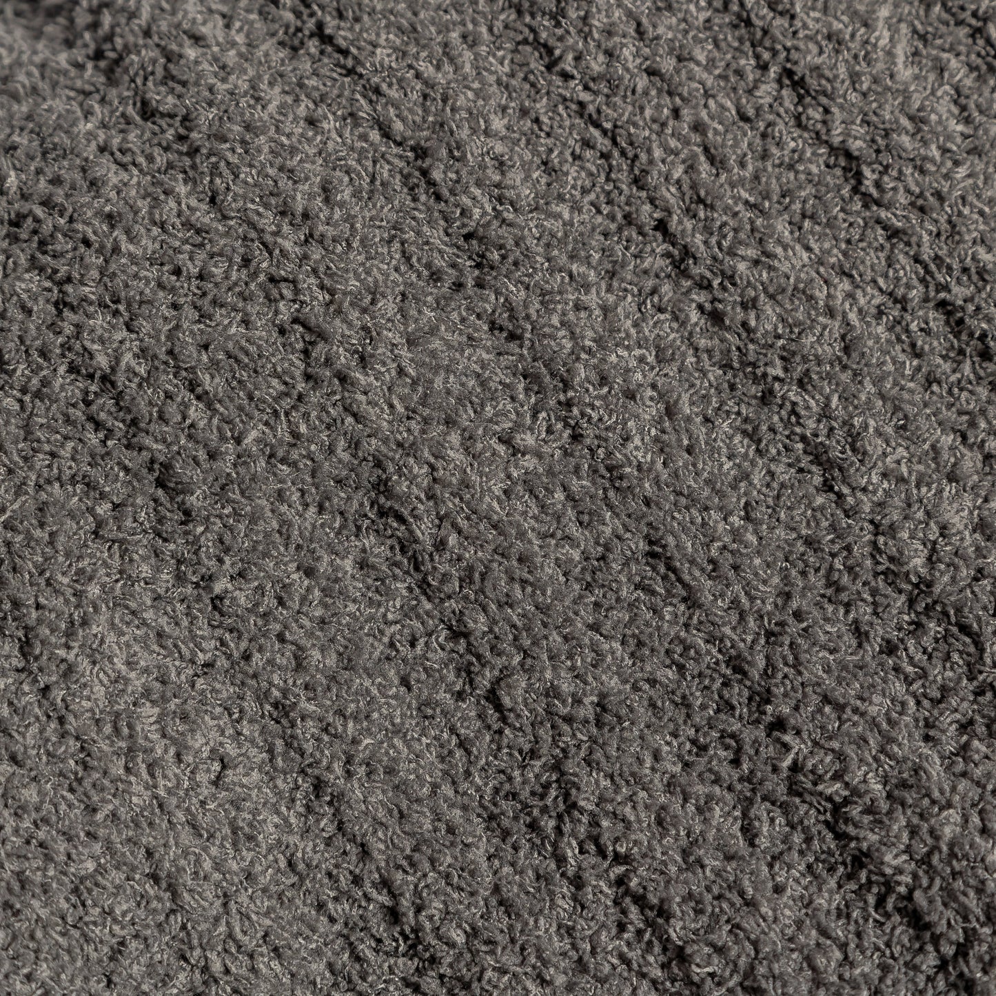 Plaid à rayures couleur gris anthracite