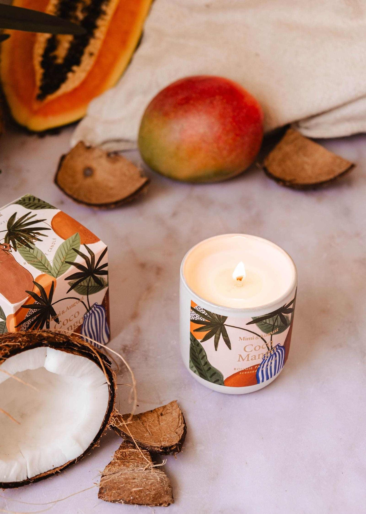 Coco Mango - Bougie réutilisable