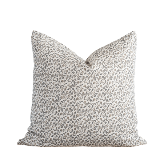 Housse de coussin Camille | Motif botanique neutre