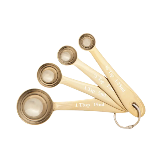 Set de 4 cuillères à mesurer | Doré