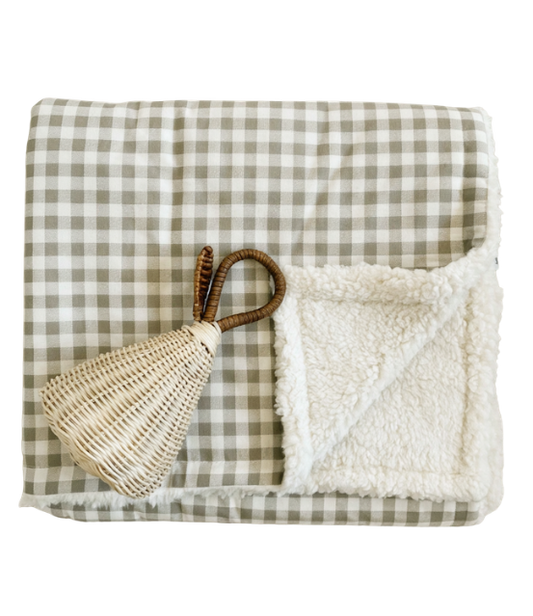 Couverture pour bébé | Vichy beige