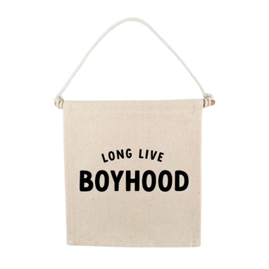 Bannière décorative « Long Live Boyhood » | En toile