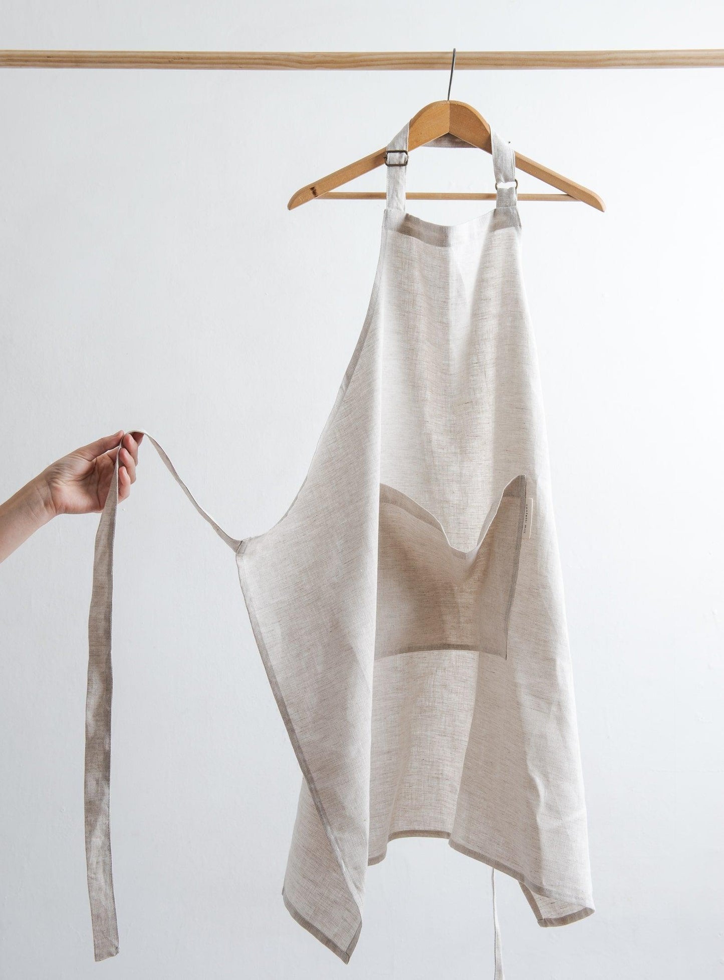 Tablier ajustable en lin | Avoine
