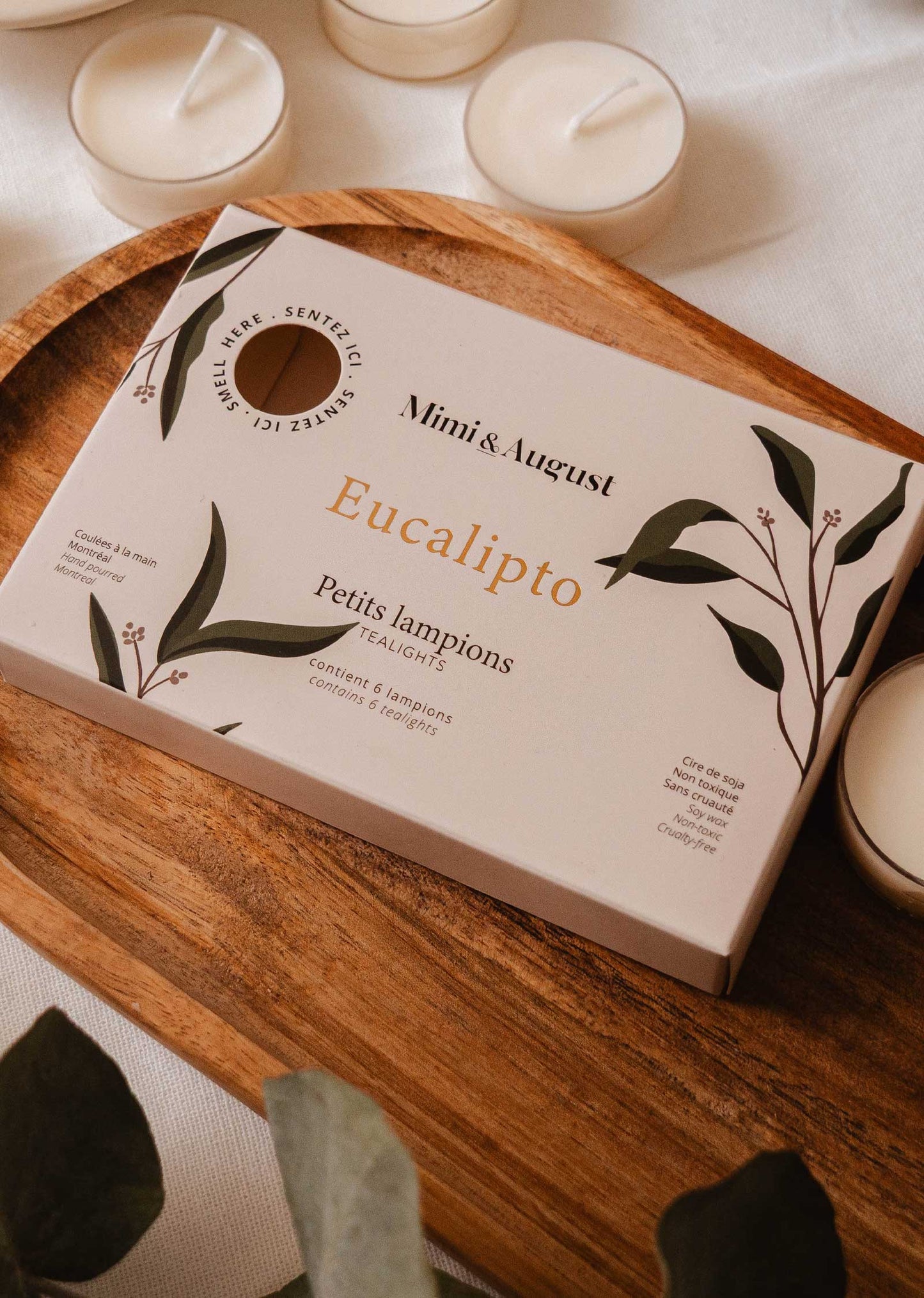Coffret de lampions parfumés Eucalipto