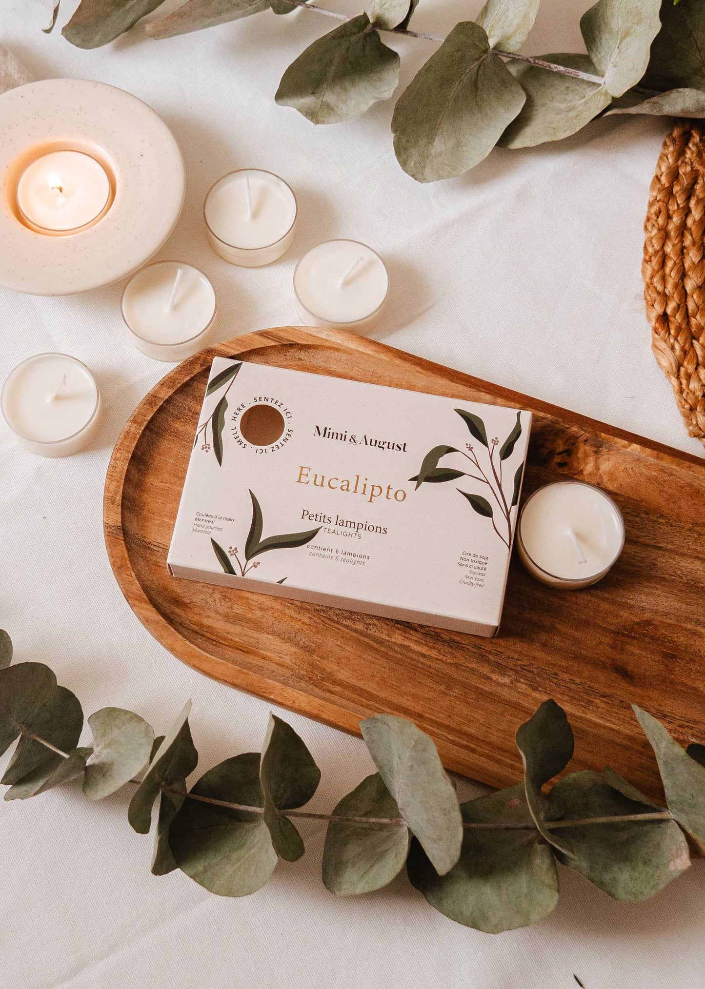 Coffret de lampions parfumés Eucalipto