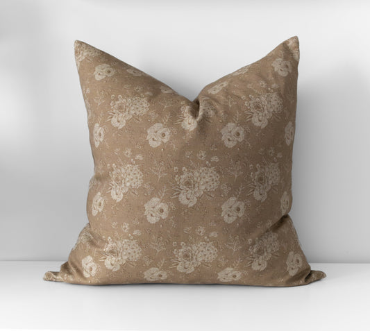 Eliora | Housse de coussin florale style vintage