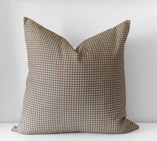Housse de coussin Elliott | À carreaux