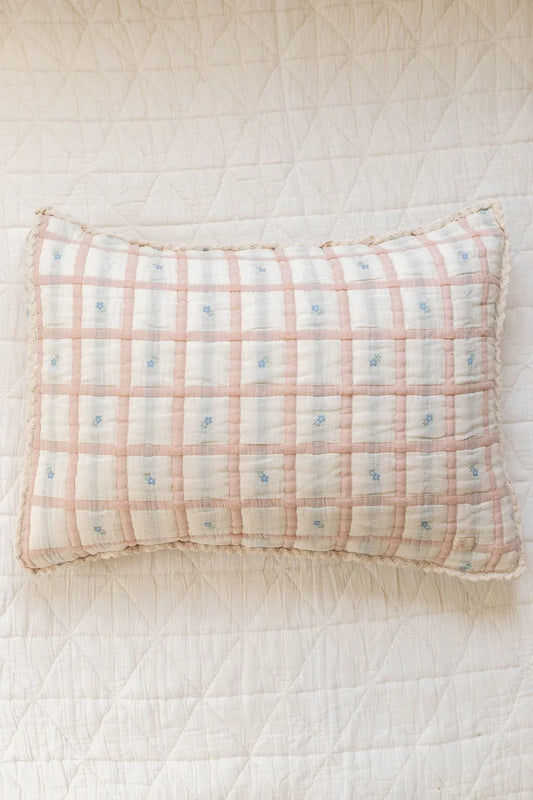 Bedspread - Bedspread | Coffee and mineral blue color