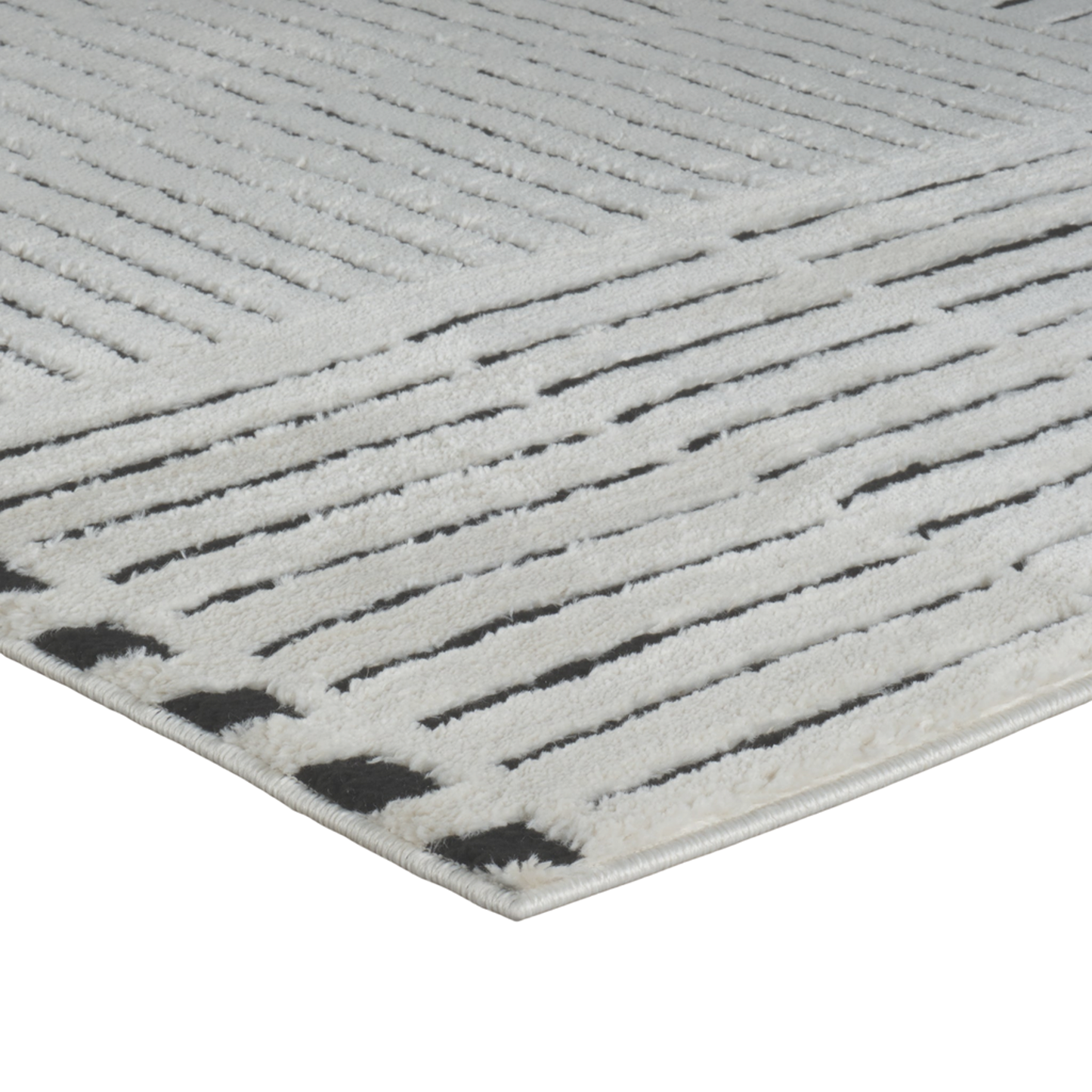 Tapis Domus Abstract Moderne | Crème etnoir