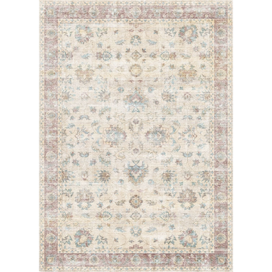 Tapis Ivoire Rose | Aria