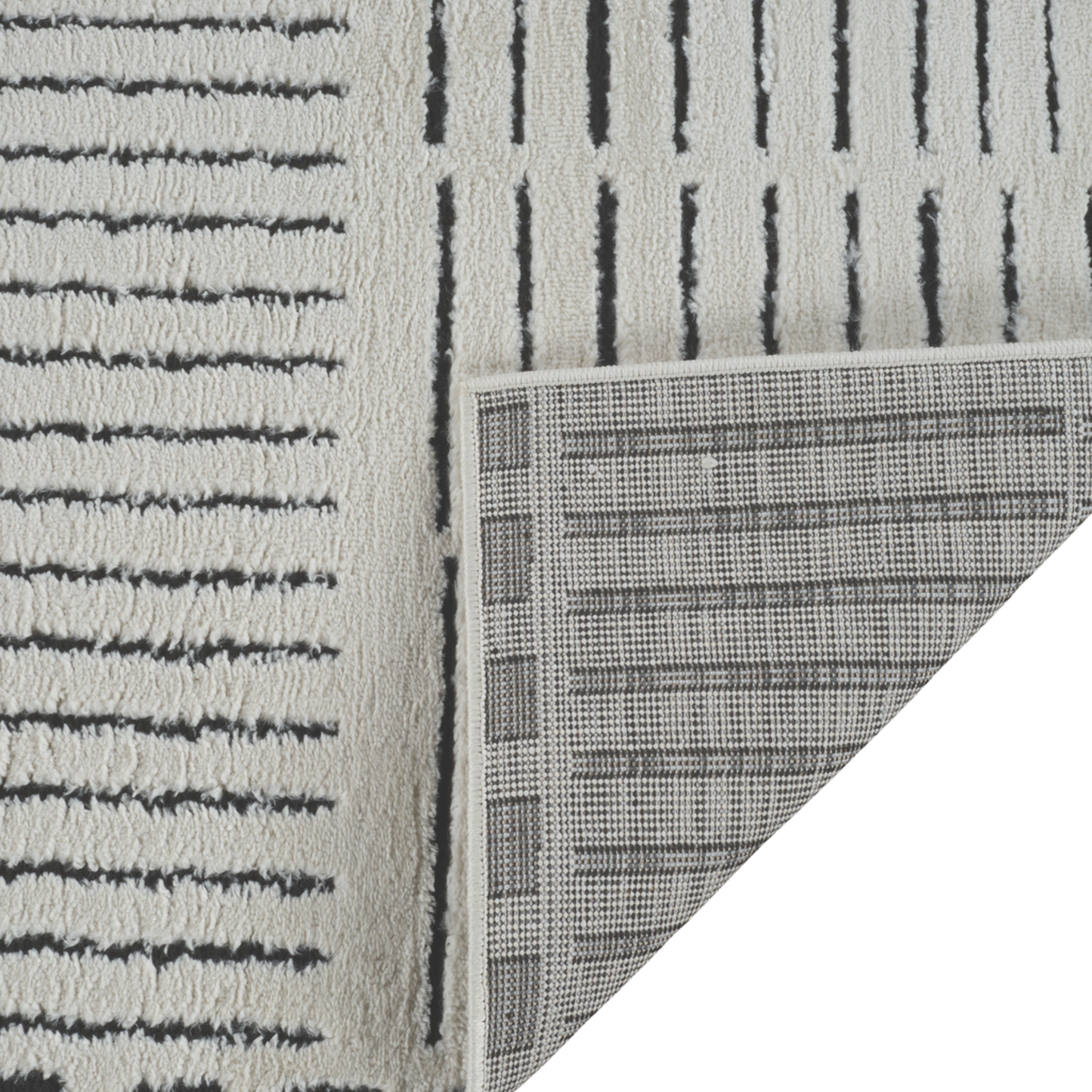 Tapis Domus Abstract Moderne | Crème etnoir