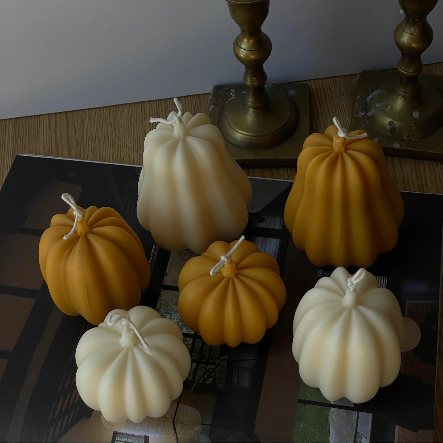 Bougie en forme de courge | Cire de soja