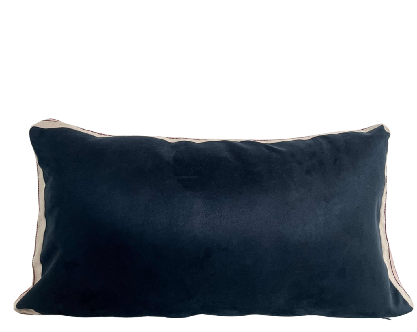 Housse de coussin Joan | Lumbar bleu foncé