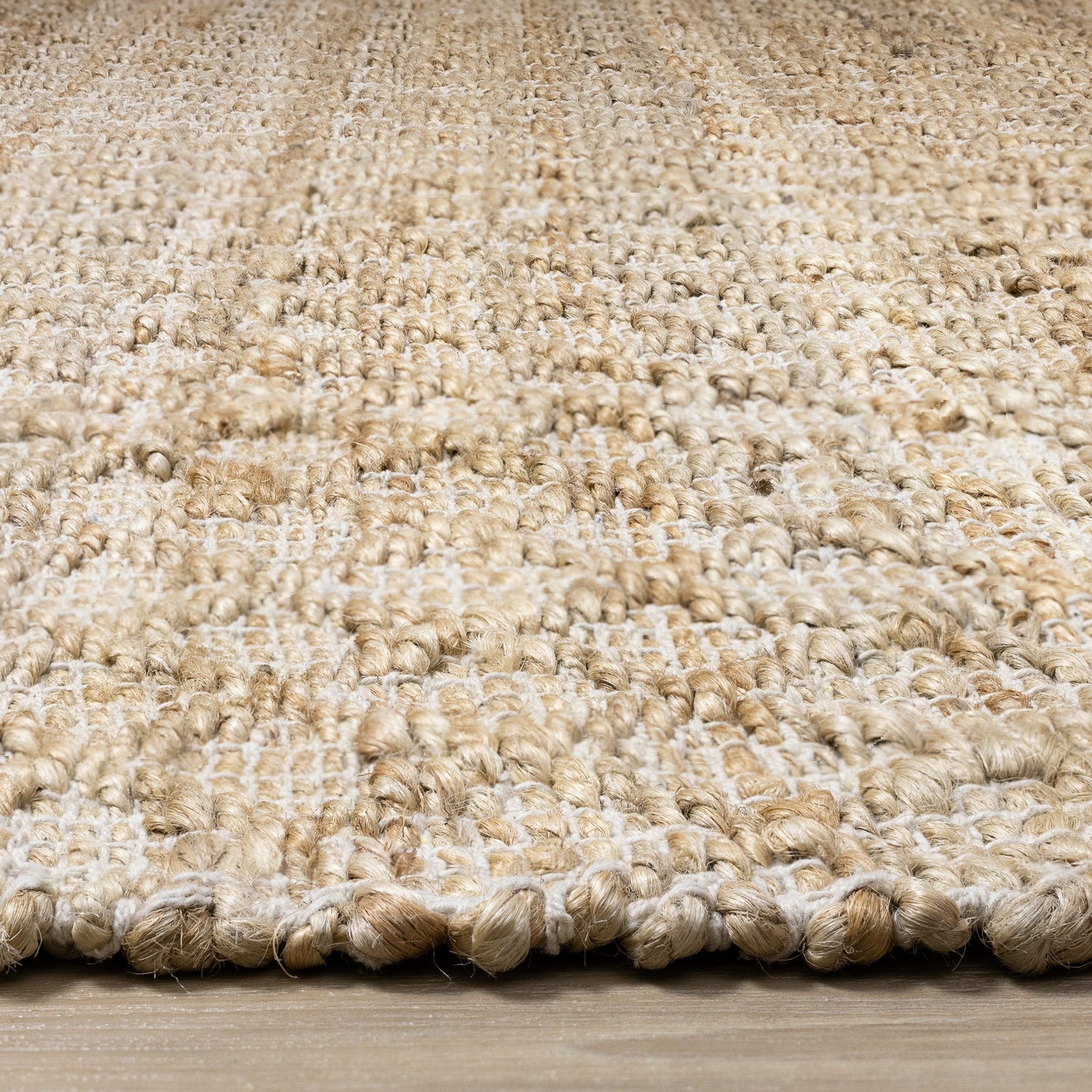 Contemporary Geometric Beige Area Rug
