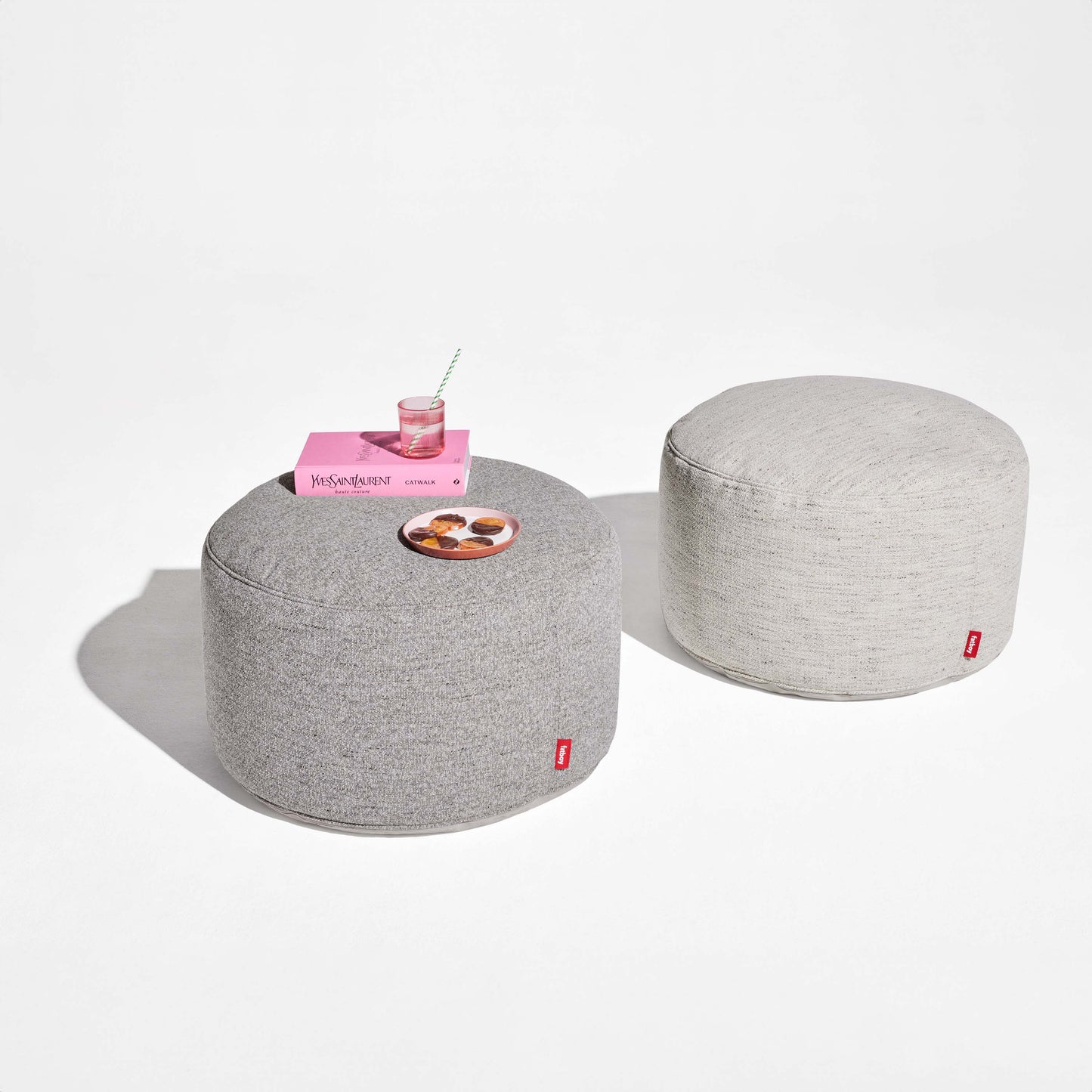 Pouf / ottoman | Marble ou Gridstone