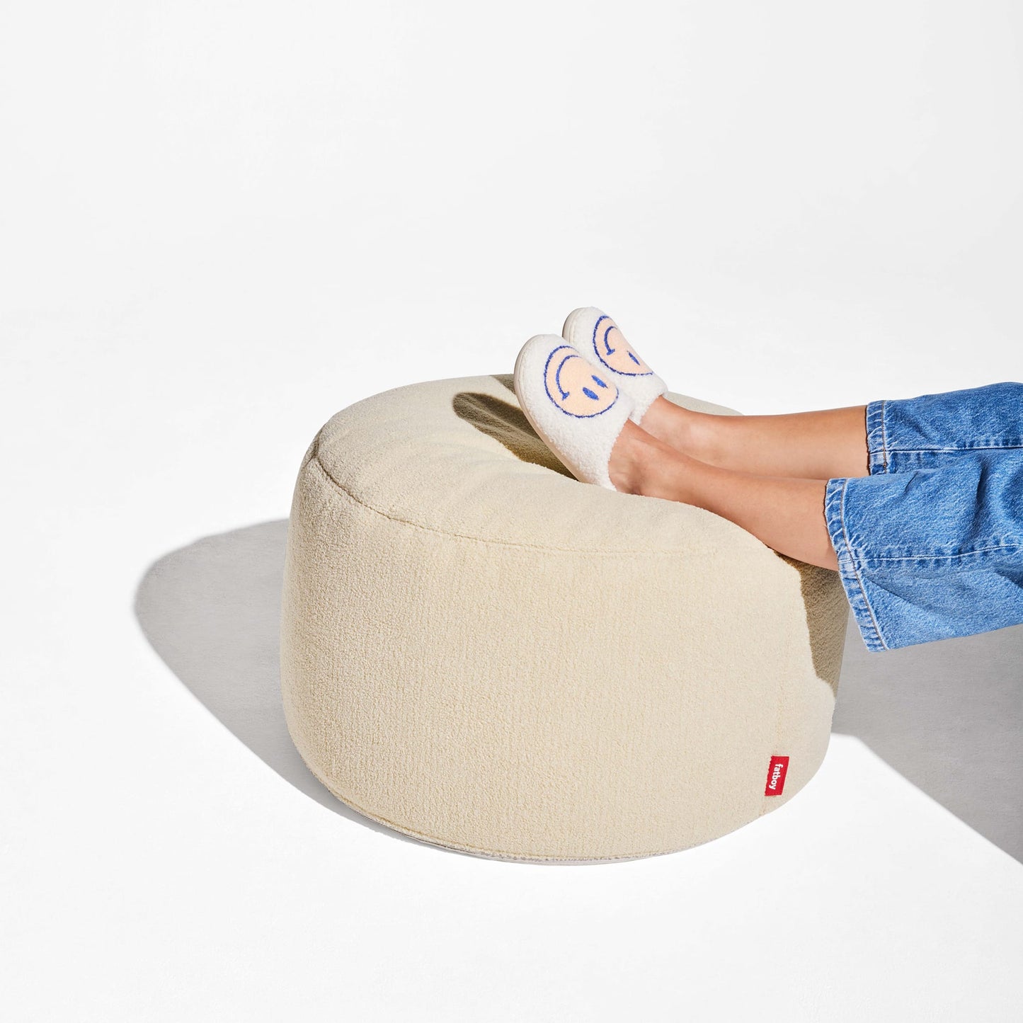 Pouf Ottman en sherpa