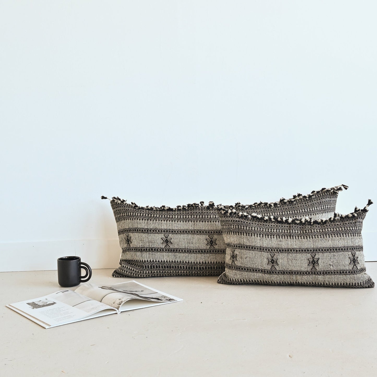 Housse de coussin BHUJODI - Noir